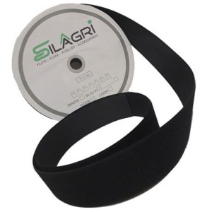 Bande auto-agrippante (scratch) pour sac à silo et couverture non-tissée - Rouleau de 25m