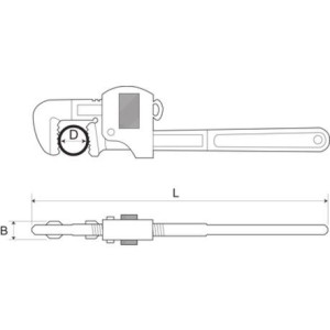 Clé Stillson 361 Bahco