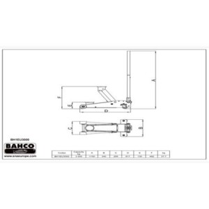 Cric 3T compact BH1EU3000 Bahco