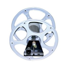 Dévidoir simple Cemo pour 25 m de Ø 19 mm avec support fixe