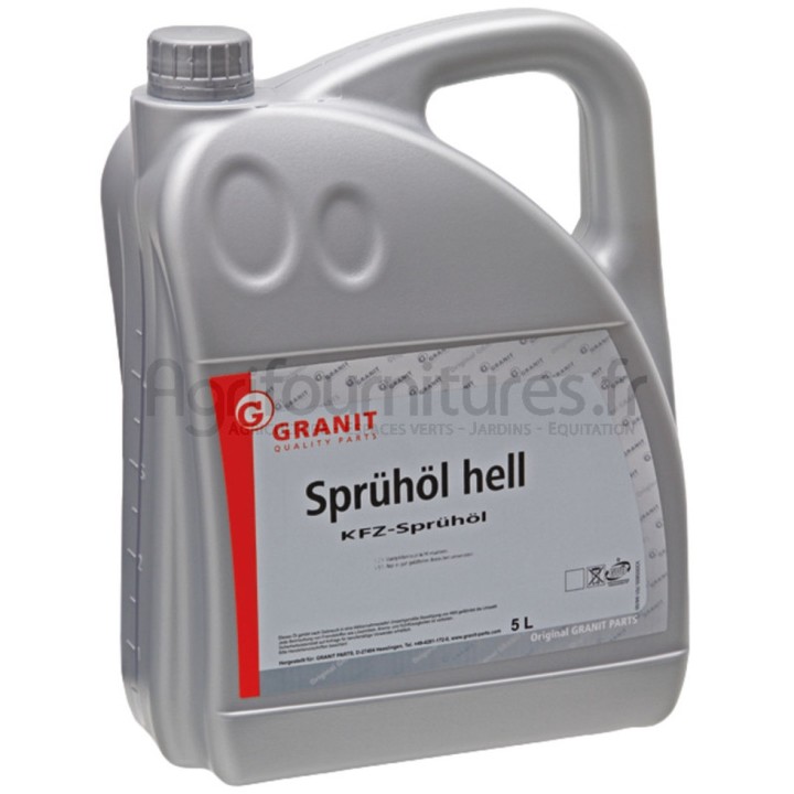 Huile lubrifiante Granit contre la corrosion