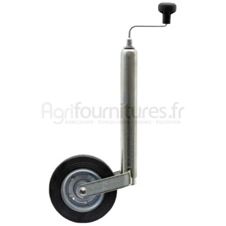 Roue jockey Granit, roue pleine