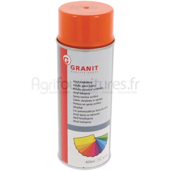 Peinture Atlas orange, aérosol 400 ml