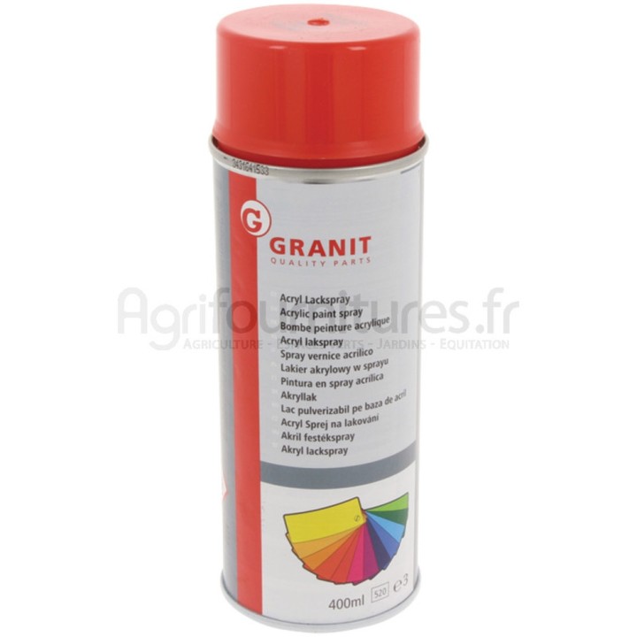 Peinture Kuhn rouge, aérosol 400 ml