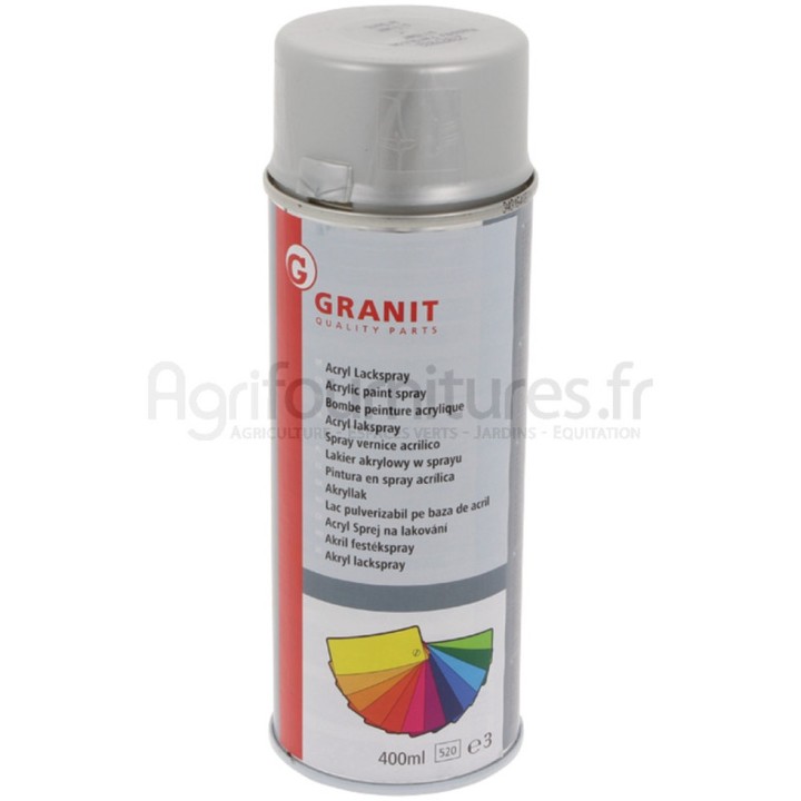 Peinture pour tracteurs Massey Ferguson argent, aérosol 400 ml