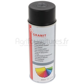 Peinture aérosol pour tracteurs Case IH noir mat, aérosol 400 ml
