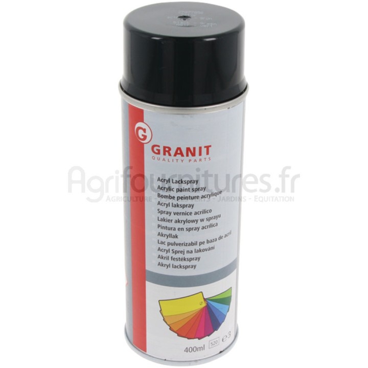 Peinture pour tracteurs Zetor noir vert, aérosol 400 ml