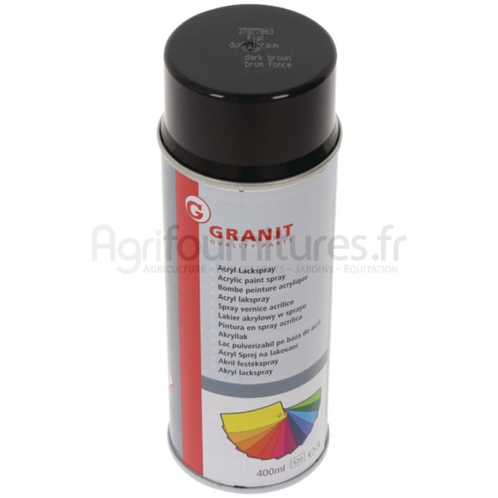 Peinture pour tracteurs Fiat marron foncé, aérosol 400 ml