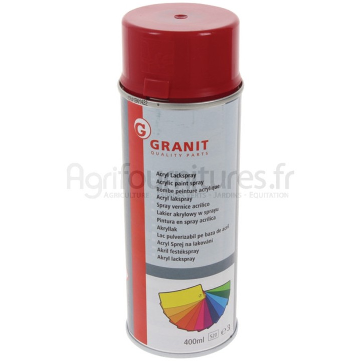 Peinture pour tracteurs IHC rouge, aérosol 400 ml