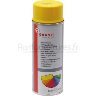 Peinture pour tracteurs John Deere jaune, aérosol 400 ml