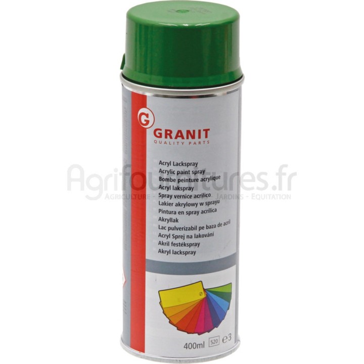 Peinture pour tracteurs John Deere vert, aérosol 400 ml