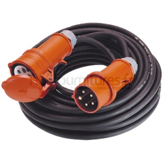 Rallonge Granit pour courant haute tension, 25 m, 16A ou 32A