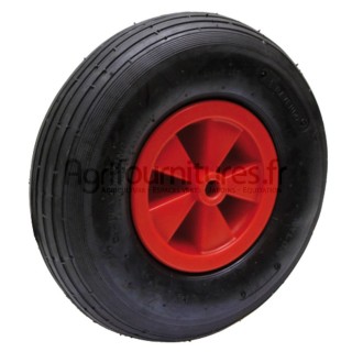 Roue de rechange Granit brouette avec axe, jante plastique