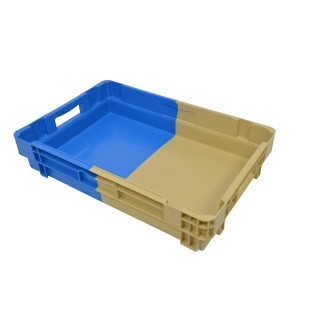 Caisse de récolte 22L Parois Pleines - Bi-Color 60x40x12,3cm