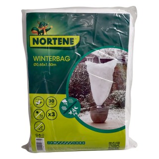 Lot 3 housses hivernage non tissé Nortene Winterbag 30gr/m2