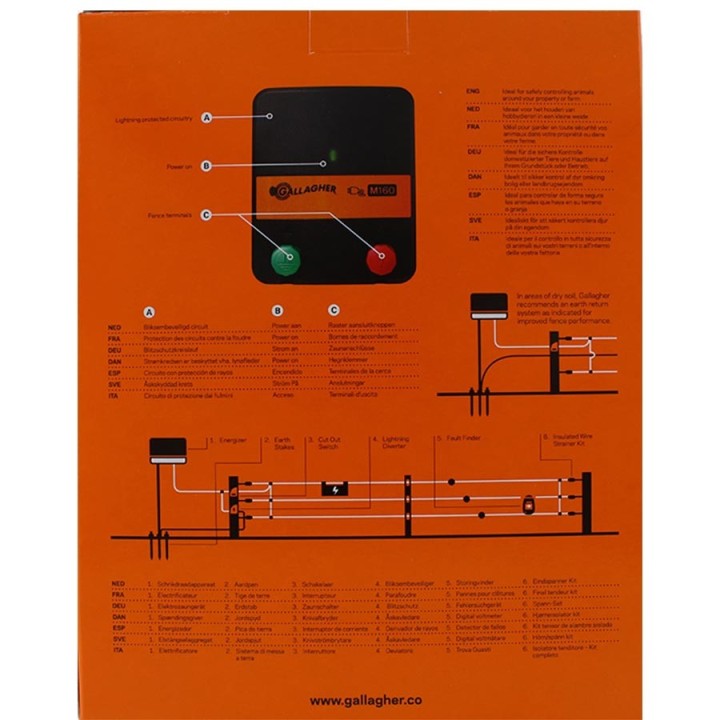 Electrificateur M160 sur secteur