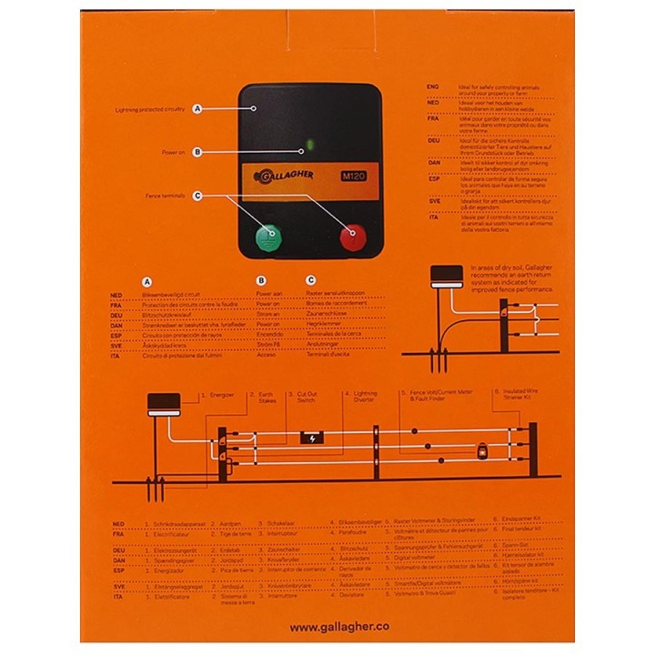 M120 Electrificateur sur secteur