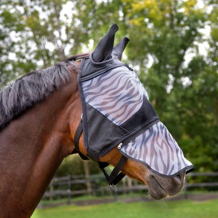 Masque anti-mouches Zebra Horze
