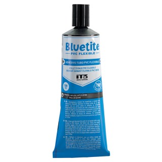 Colle en tube "Bluetite", spéciale PVC souple