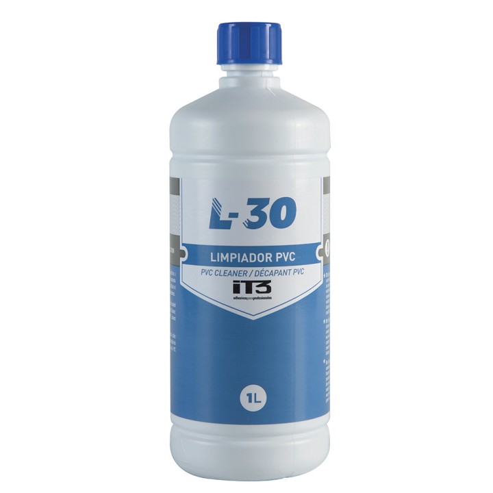 Décapant PVC "L30", bidon plastique avec bouchon de sécurité