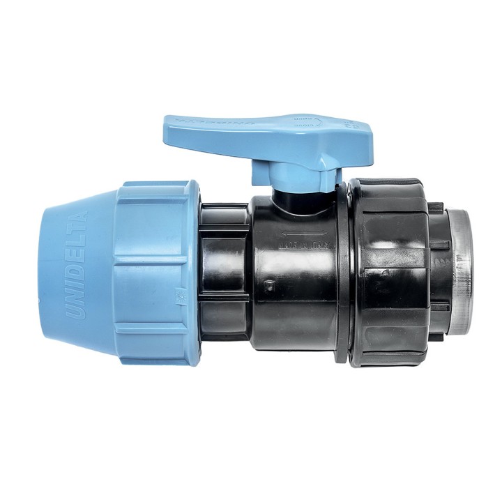 Vanne mixte à compression UNIDELTA, PN 16 - renforcé bague inox
