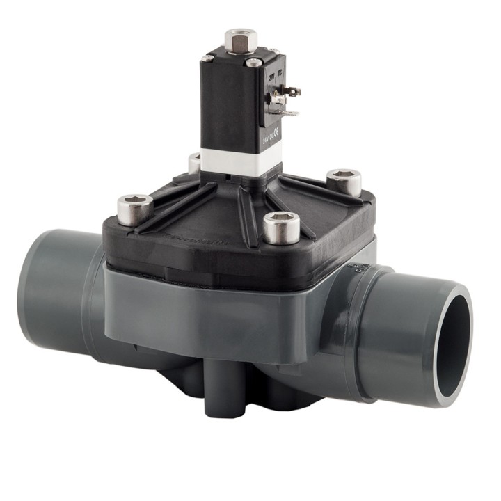 Vanne à membrane pneumatique 24V, PN 10