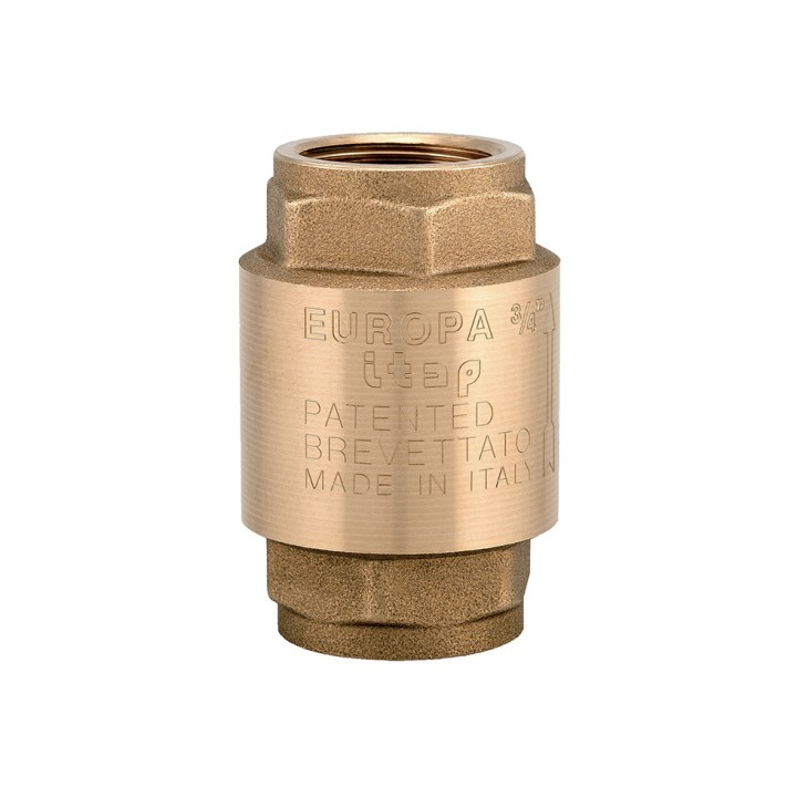 Clapet laiton anti-retour "EUROPA", PN 12