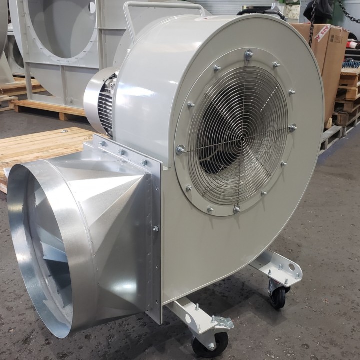 Ventilateur mobile d'extraction SILAIR - Puissance 11 kW - Triphasé 400/690 V