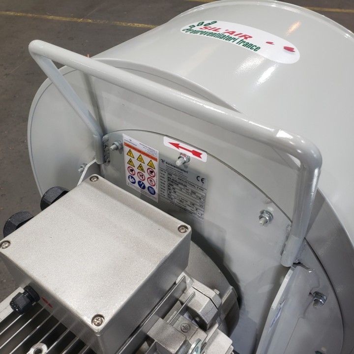 Ventilateur mobile d'extraction SILAIR - Puissance 2,2 kW - Triphasé 230/400 V