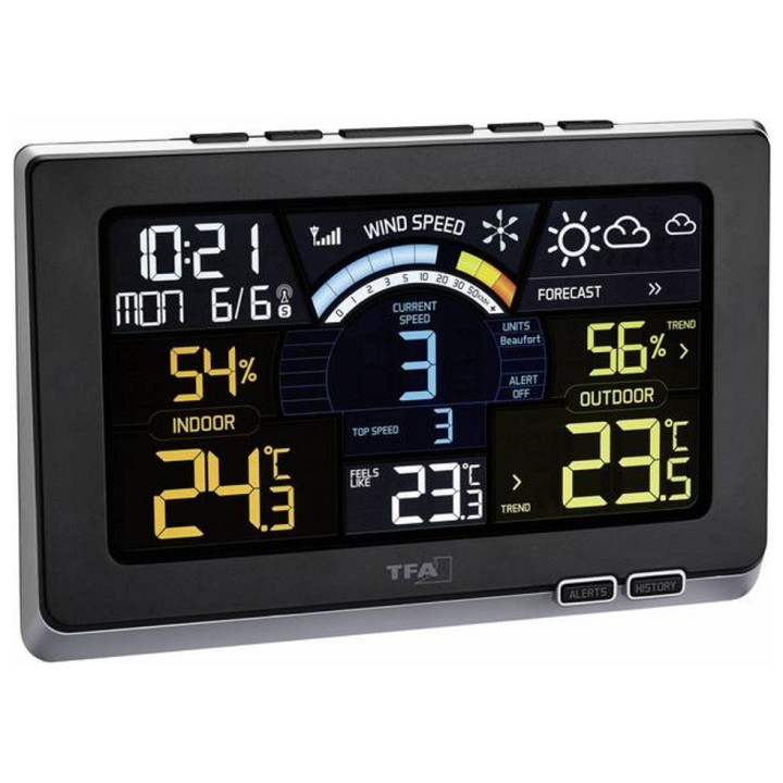 Station météo - Radio pilotée avec anémomètre