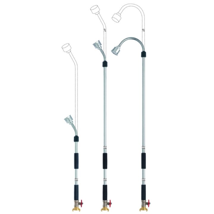 Lance d'arrosage GEKA Plus Vario, coude tuyau 135°