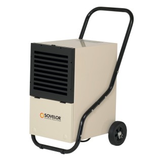 Déshumidificateur mobile pro DR 48 E Sovelor carrosserie métallique - 45,6L/jour