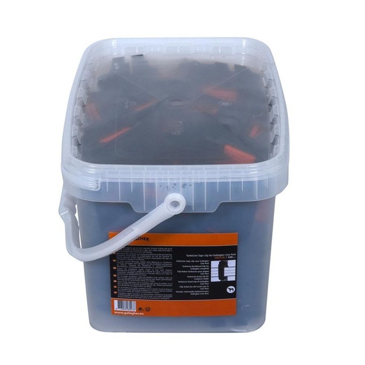 Clip Ruban TurboLine pour piquet Line post Gallagher (100 unités)