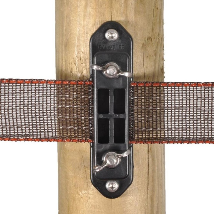Isolateur de coin ruban TurboLine avec écrou papillon Gallagher