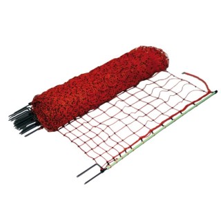 Filet poulets et volailles double pointe haut. 112 cm, rouleau de 50 m Gallagher
