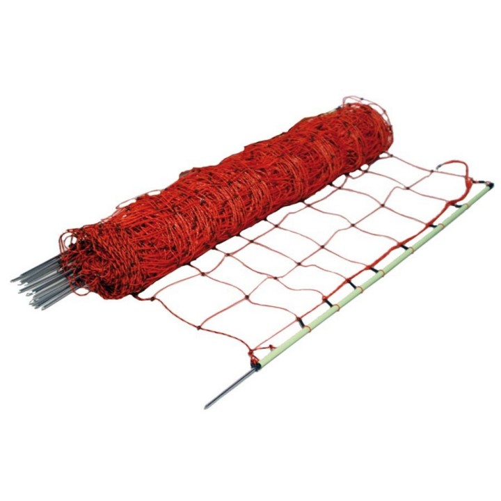 Filet chèvres et agneaux orange pointe simple haut. 105 cm, rouleau de 50 m Gallagher