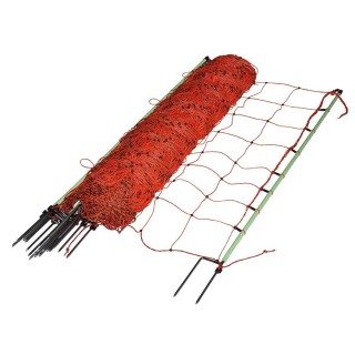 Filet chèvres et agneaux orange double pointe haut. 106 cm, rouleau de 50 m Gallagher