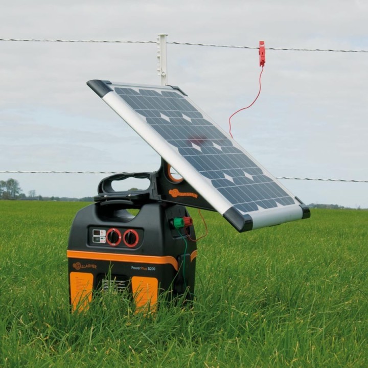 Kit solaire S230 avec électrificateur B200, panneau solaire 30 W et batterie R3,7 L Gallagher