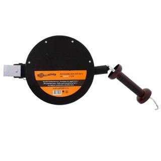 Enrouleur de rappel ruban 40 mm long. 15 m Gallagher
