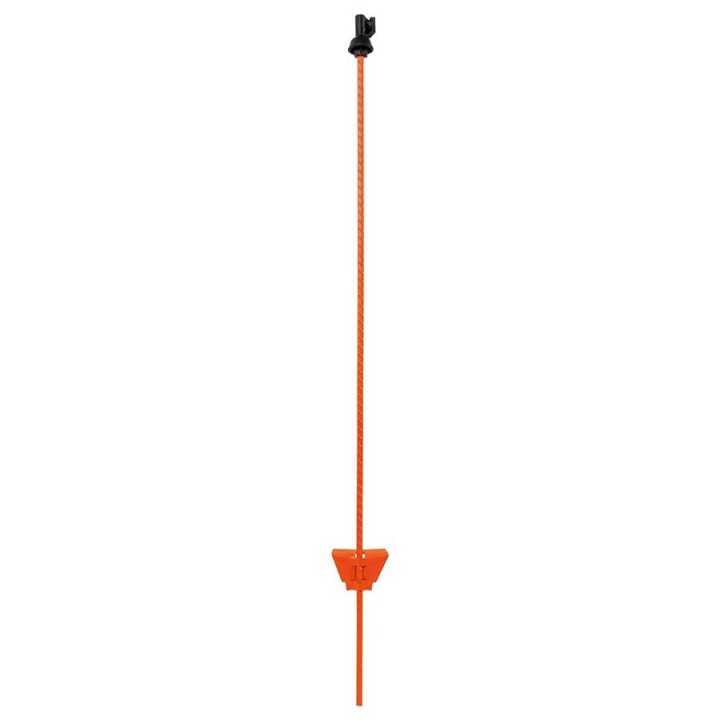 Piquet de fer ovale orange haut. 1 m Gallagher