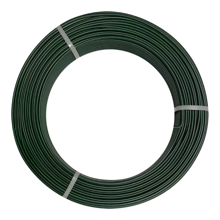 Fil de tension plastifié vert, rouleau de 100 ml