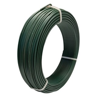 Fil de tension plastifié vert, rouleau de 100 ml