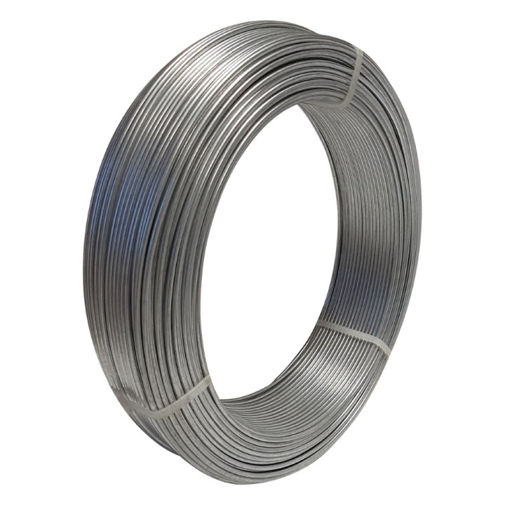 Fil de tension galvanisé riche diam. 2,2 mm, rouleau de 100 ml