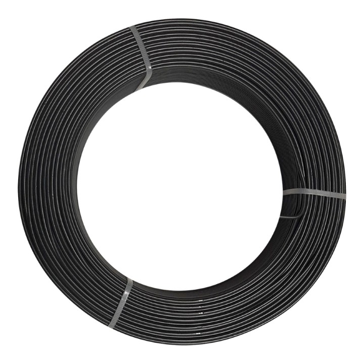 Fil de tension plastifié gris diam. 2,4 mm, rouleau de 100 ml