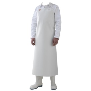 Tablier en nitrile Bravo standard long. 115 cm - Manulatex