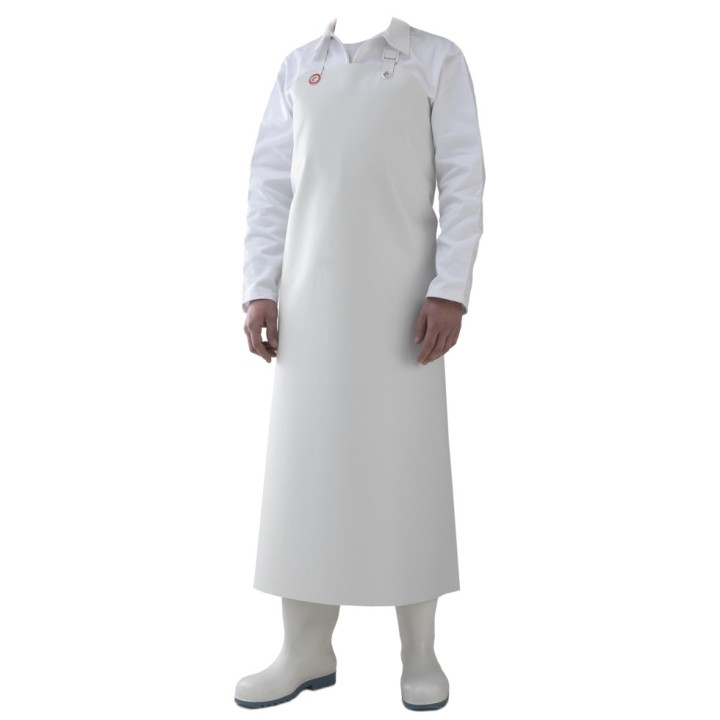 Tablier en nitrile Bravo standard long. 115 cm - Manulatex