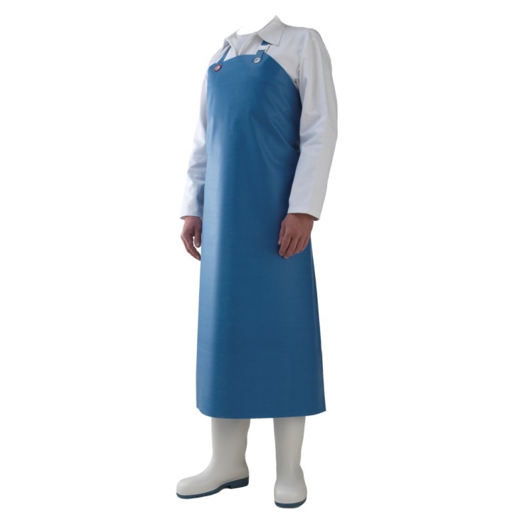 Tablier en nitrile Bravo standard long. 115 cm - Manulatex