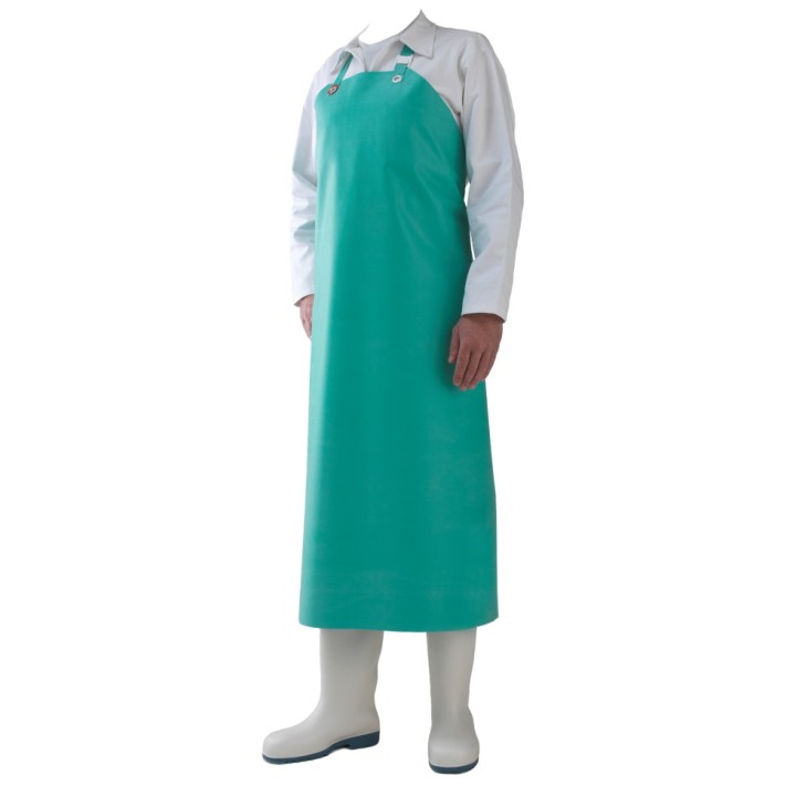 Tablier en nitrile Bravo standard long. 115 cm - Manulatex