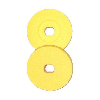 Meule abrasive jaune pour petites lames (2 unités)