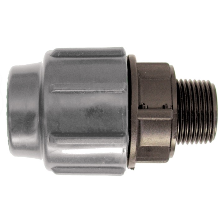 Manchon à compression NETAFIM diam. 32 mm, fileté mâle 1" (10 unités)